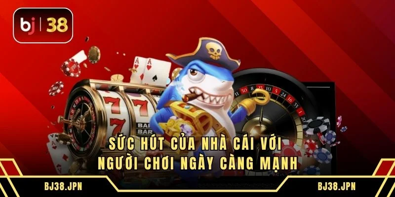 Sức hút của nhà cái với người chơi ngày càng mạnh